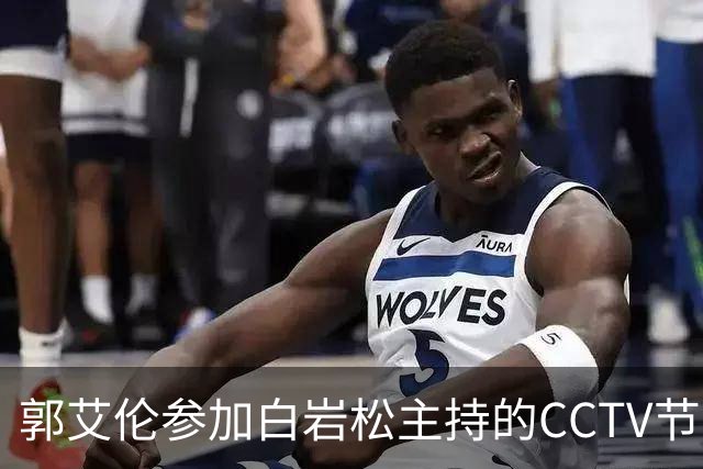 郭艾伦参加白岩松主持的CCTV节目，忍不住向全国观众说出心里话